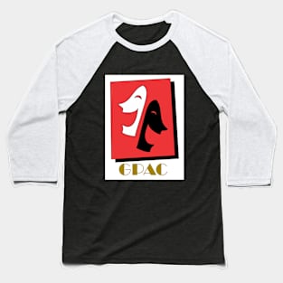 GPAC Logo Gold Text Baseball T-Shirt